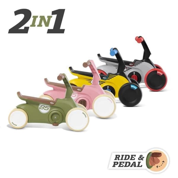 BERG - Ride-on och gokart GO² Retro grön