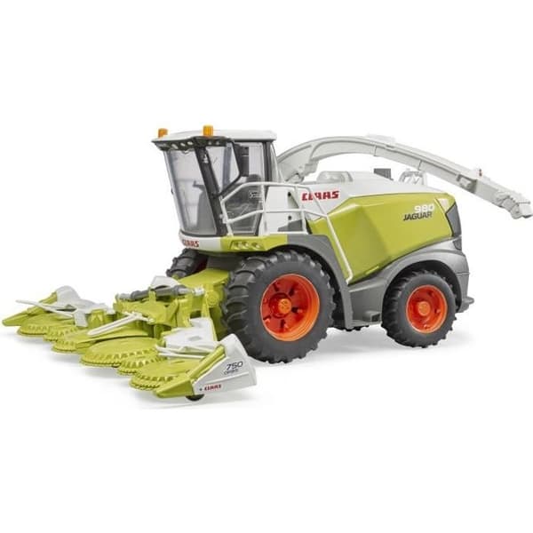 Claas Jaguar 980 majshackare - BRUDER - V12 Dieselmotor - Barnleksak