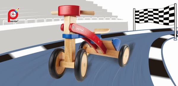 Pintoy Trä Springcykel (18M+)