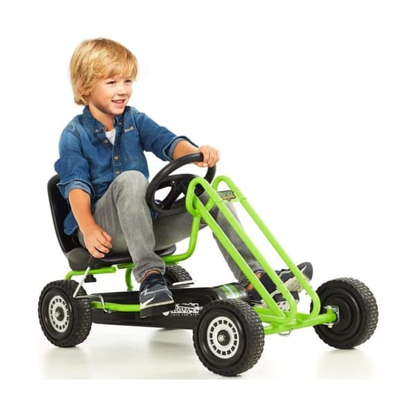 Trampbil - Hauck - Thunder Go Green Cart - Justerbar skovsäte - 4 hjul
