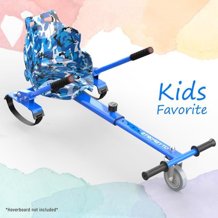CITYSPORTS Hoverkart Kart for Segway Hoverboard Gokart Hoverboard Seat Karting Hoverkart for Kids Armyblue CDON