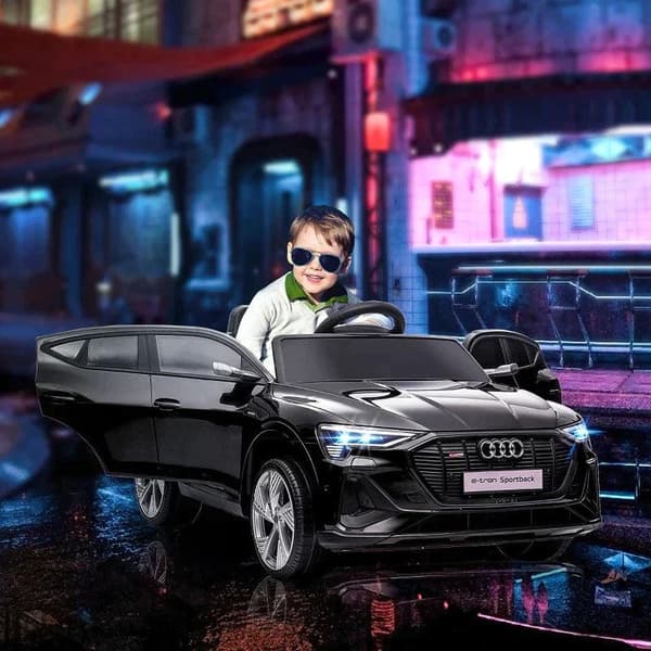 Rootz lastenajoneuvo - Lasten sähköauto - Lasten leluauto - 3-vaihteinen autolelu - kaukosäätimellä - 3-vuotiaille lapsille - Muovi/metalli - Musta -
