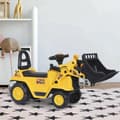 Miniatyrbillede 2 af 9: Rootz 3-i-1 Trettraktor - Ride-On Bulldozer Digger Tractor - Trækvogn - Legelastbil - PP Plast - Gul - 80 cm x 26,5 cm x 39 cm