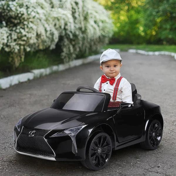 Rootz lasten sähköauto - Lasten auto - Lasten ajoneuvo - Sähköauto - Musta - 106 x 43 x 44 cm