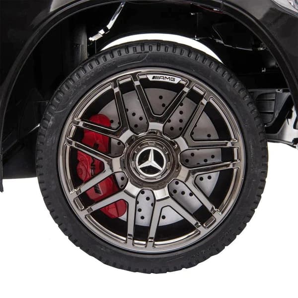Rootz lasten auto - Lasten ajoneuvo - Sähköauto - Auto - Musta - 115 x 70 x 55 cm