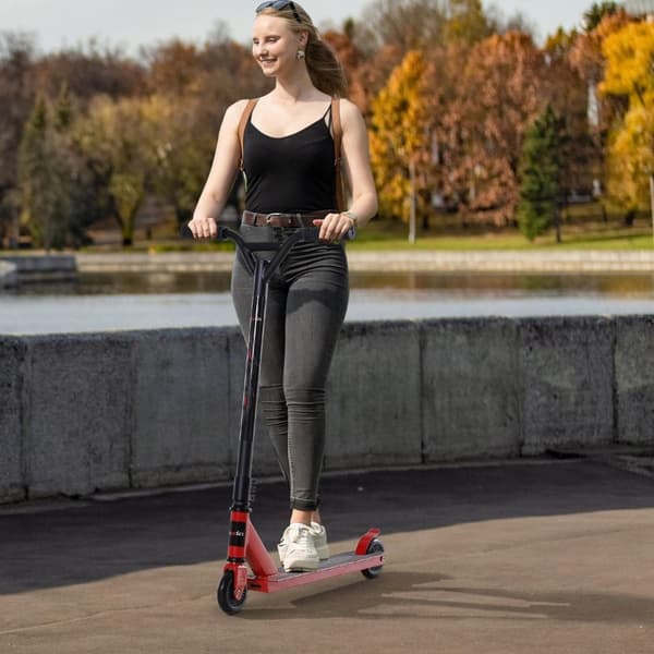 Rootz Scooter - Svart, Röd - Aluminium, Järn, Pu - 26,77 cm x 18,58 cm x 33,85 cm