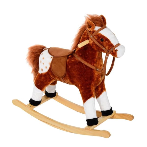 Rootz Children Rocking Horse - Ruskea - Pehmo, Poppeli - 29,13 cm x 11,02 cm x 25,6 cm
