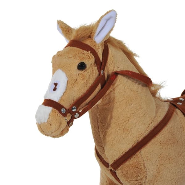Rootz Ridhäst - Beige - Plysch, Metall, Pp Bomull - 33,46 cm x 11,02 cm x 23,62 cm