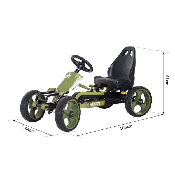 Rootz Lasten mikroauto - Vihreä - Metalli, Muovi - 41,34 cm x 21,26 cm x 24,01 cm