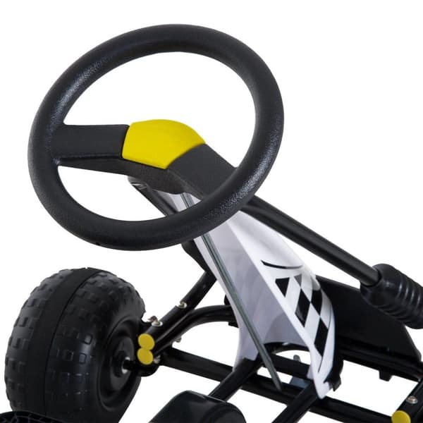 Rootz pedalbil - svart - metall, plast - 37,4 cm x 26,18 cm x 22,44 cm
