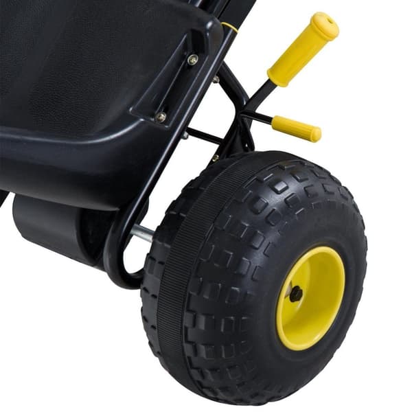 Rootz pedalbil - svart - metall, plast - 37,4 cm x 26,18 cm x 22,44 cm