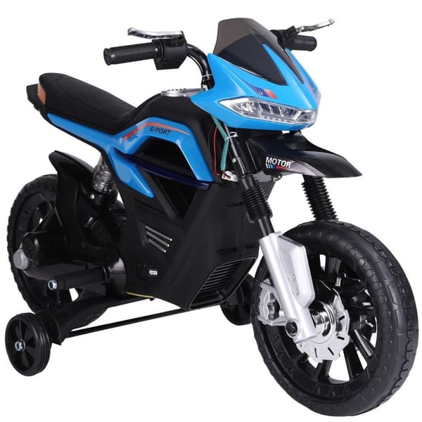 Rootz elektrisk motorcykel til børn - Blå - Plast, Metal - 41,33 cm x 20,59 cm x 24,52 cm
