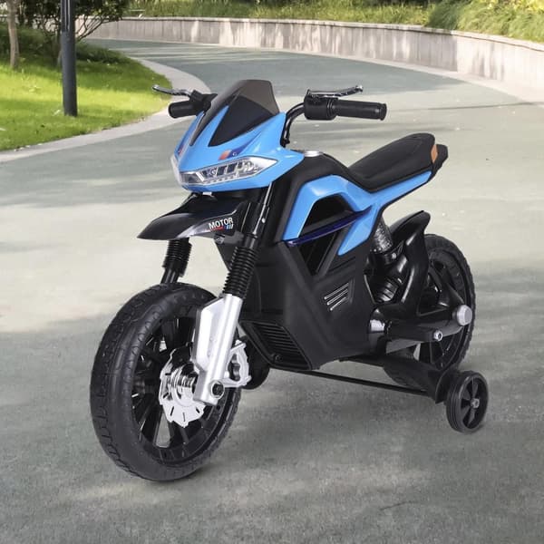 Rootz elektrisk motorcykel til børn - Blå - Plast, Metal - 41,33 cm x 20,59 cm x 24,52 cm