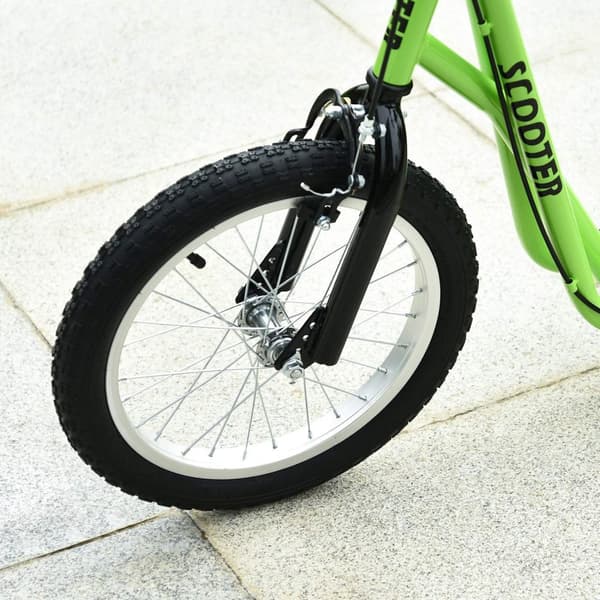 Rootz Scooter Barn - Grön - Stål, Aluminium, Gummi - 54,72 cm x 22,83 cm x 37,79 cm