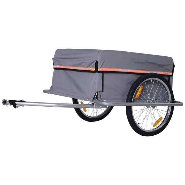 Rootz Cykellastvagn - Grå - Stål, - 55,12 cm x 34,65 cm x 23,62 cm