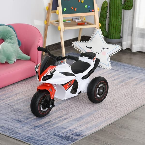 Rootz Ride-On Barn - Wit - Pp, Staal - 29,13 cm x 15,35 cm x 18,89 cm