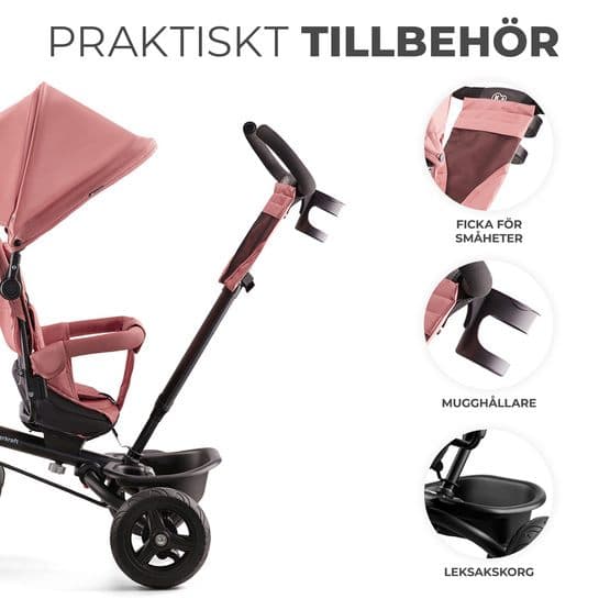 Trehjulet cykel - Aveo - Rose Pink