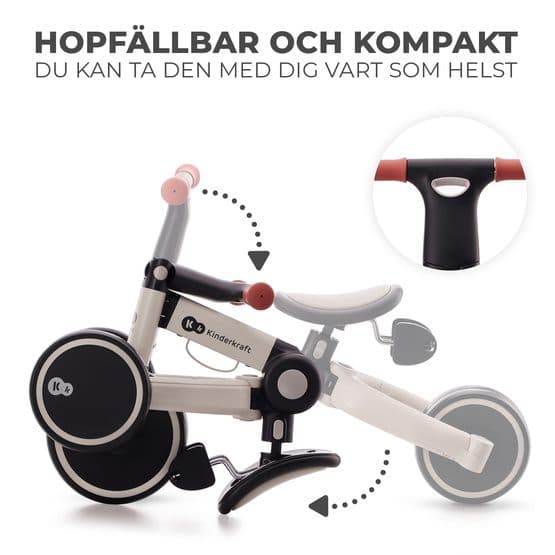 Trehjulet cykel - 4 Strike - Sølvgrå