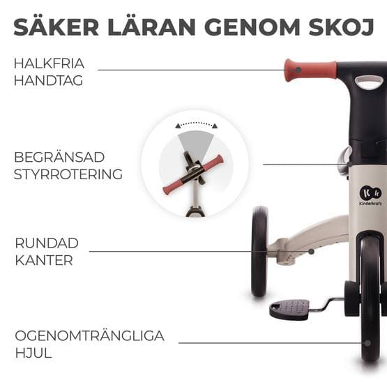 Trehjulet cykel - 4 Strike - Sølvgrå