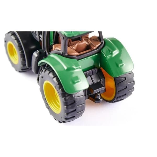 John Deere 6215R traktor med frontlastare - SIKU - Stål- och plastleksak - Grön