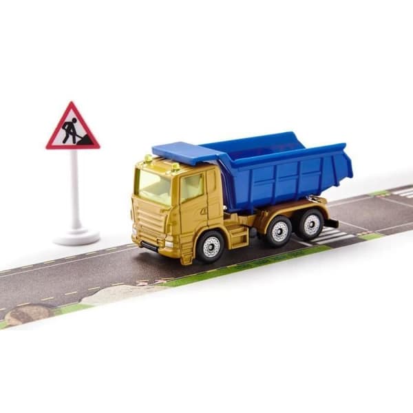 Siku dumper - gul/blå - leksak för pojkar från 3 år och uppåt