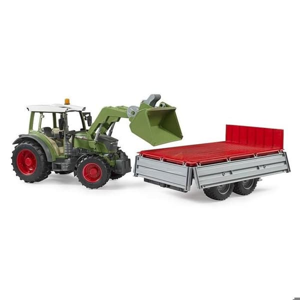 Traktor Fendt Vario 211 med lastare och släp