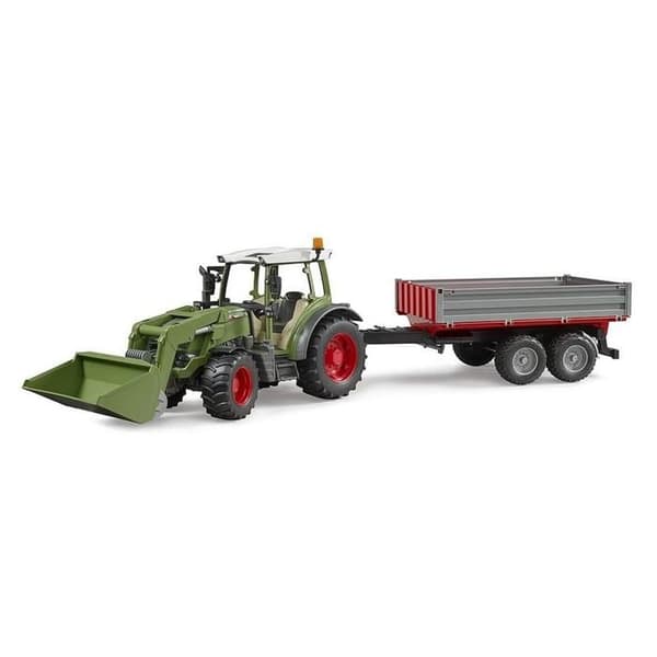 Traktor Fendt Vario 211 med lastare och släp