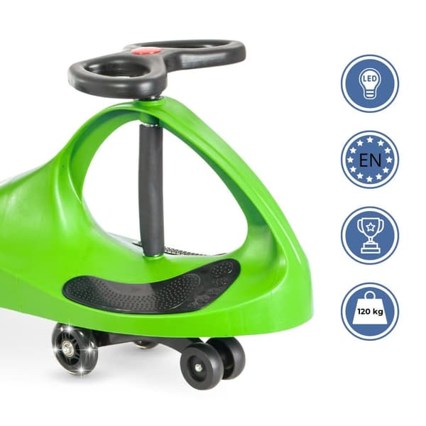 Baby Car 3+, TwistCar, Taaperoauto, Auto pojille ja tytöille, Twist Car ohjauspyörällä, Kumipyörät