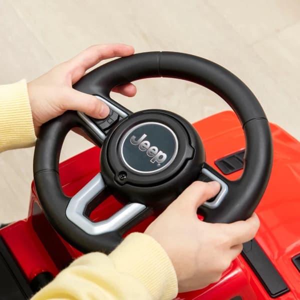 Rootz Ride-on Car - Med Horn - Anti-tip beskyttelse - Opbevaringsplads - Forlygter - Rød - 63,5 x 29 x 42 cm
