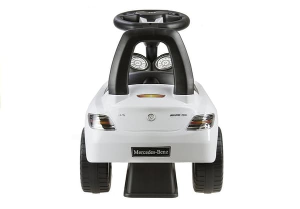 Mercedes-Benz SLS AMG White - Kids Push Along Ride On Car