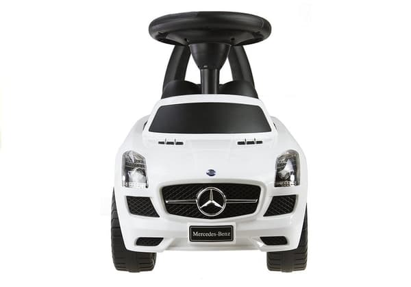 Mercedes-Benz SLS AMG White - Kids Push Along Ride On Car