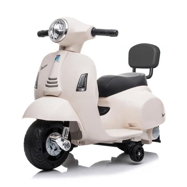 El-scooter för barn - Vespa GTS - 6V - 1 till 3 år - Vit