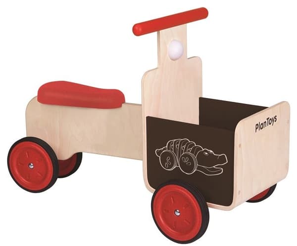 PLAN TOYS träskoter med förvaringsutrymme och specialhorn - Blandat - Från 18 månader