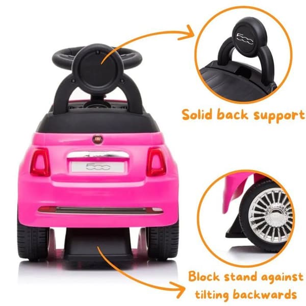 Bärupphållare Barn Fiat 500 - för Spädbarn - 1 till 3 år - Rosa