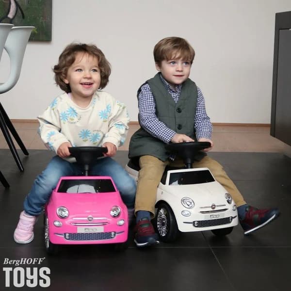 Barnbärande Fiat 500 - för spädbarn - 1 till 3 år - Vit