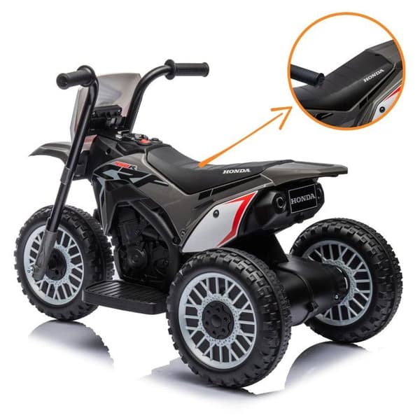 Elmotorcykel för Barn - Honda CRF450 6V - 1 till 3 år - Grå