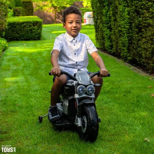 Eldsmotorcykel Barn Triumph Rocket 3GT - 12V - 2 till 5 år - Svart