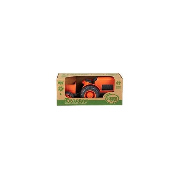 Leksak - GREEN TOYS - Orange Traktor - Robust - Ekologisk - Lätt att rengöra