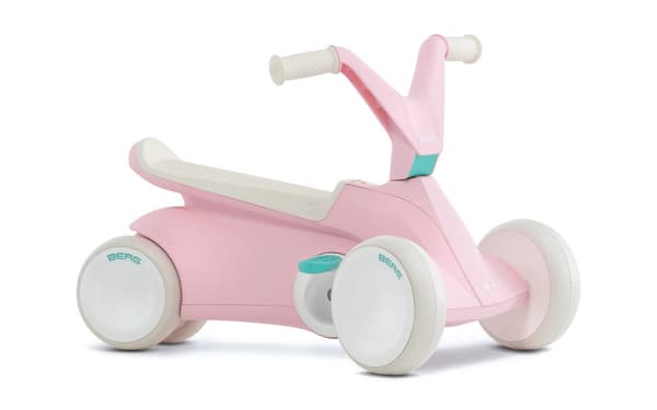 BERG GO² Gåbil - 10 till 30 Månader - Utfällbara pedaler - Rosa