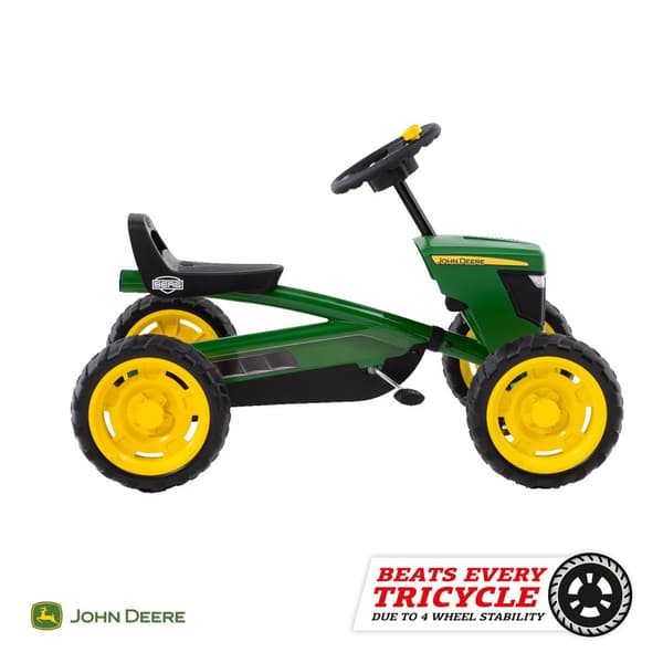 BERG Buzzy John Deere Gokart - Officielt licensprodukt - 2 til 5 år - Grøn/Gul