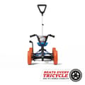 Miniatyrbild 3 av 6: BERG Buzzy Nitro Gokart - 2 till 5 år - Justerbart Sadel - Blå/Orange - inkl. tryckstång