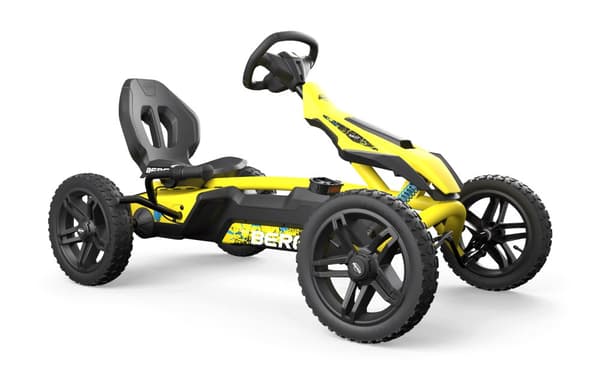 BERG Rally DRT Yellow 3 Gears Gokart - Nyt model - Tre Gear - 4 til 12 år - Gul