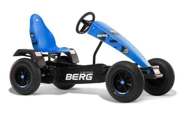 BERG E-gokart med XXL-ramme B.Super Blue E-BFR-3 - Tre gear - Blå - Fra 6 år