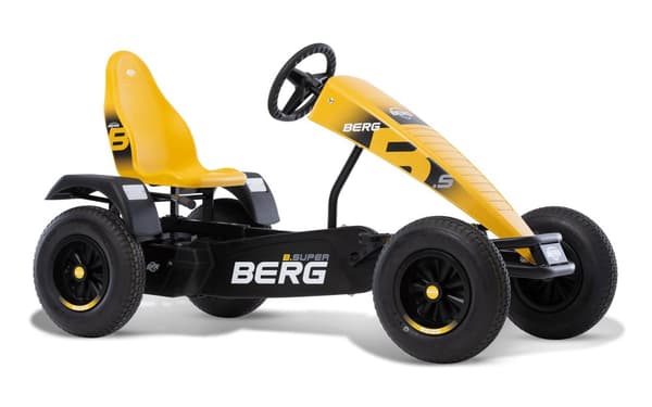 BERG Elektrisk gokart med XXL-ramme B.Super Yellow E-BFR-3 - Tre gear - Gul - Fra 6 år