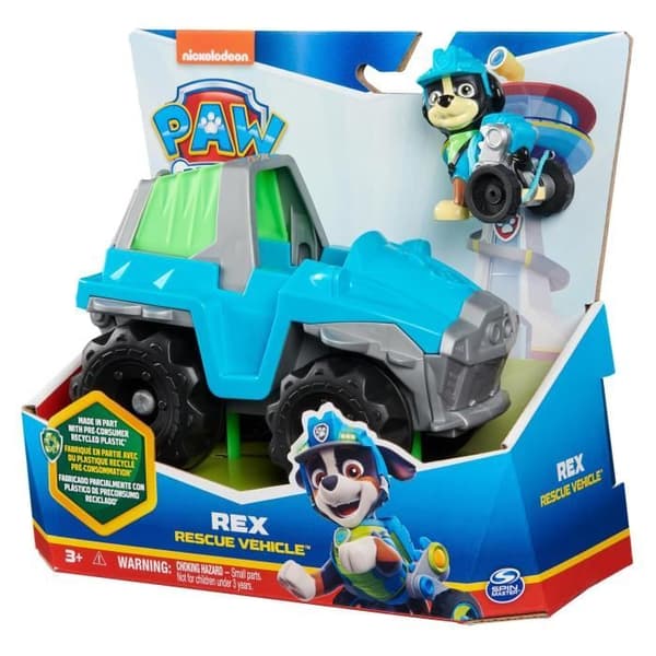 SPIN MASTER VEHICLE + REX FIGURINE Paw Patrol