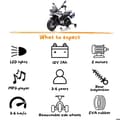 Miniatyrbild 6 av 6: Elektrisk motorcykel för barn - BMW F850 GS - 12V - 3 till 6 år - Vit