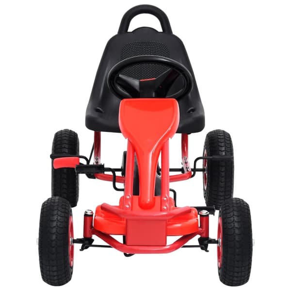Pedal-gokart med luftdæk rød - Pedal-gokart - Pedal-gokarts - Home & Living