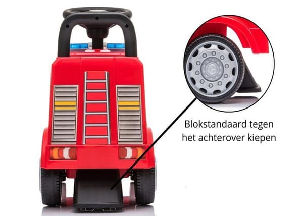 Porteur Brandbilar - Mercedes Antos - 1 till 3 år - Röd