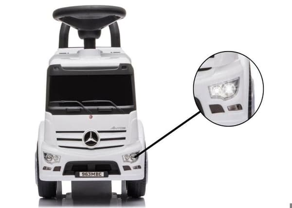 Porteur Barnbarn Mercedes Antos - Lastbil - 1 till 3 år - Vit
