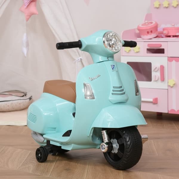 Rootz VESPA -sähkömoottoripyörä lapsille - Lasten ajopyörä - Taaperoiden sähköskootteri - Realistinen ajokokemus - Parannettu turvallisuus - Mukava aj